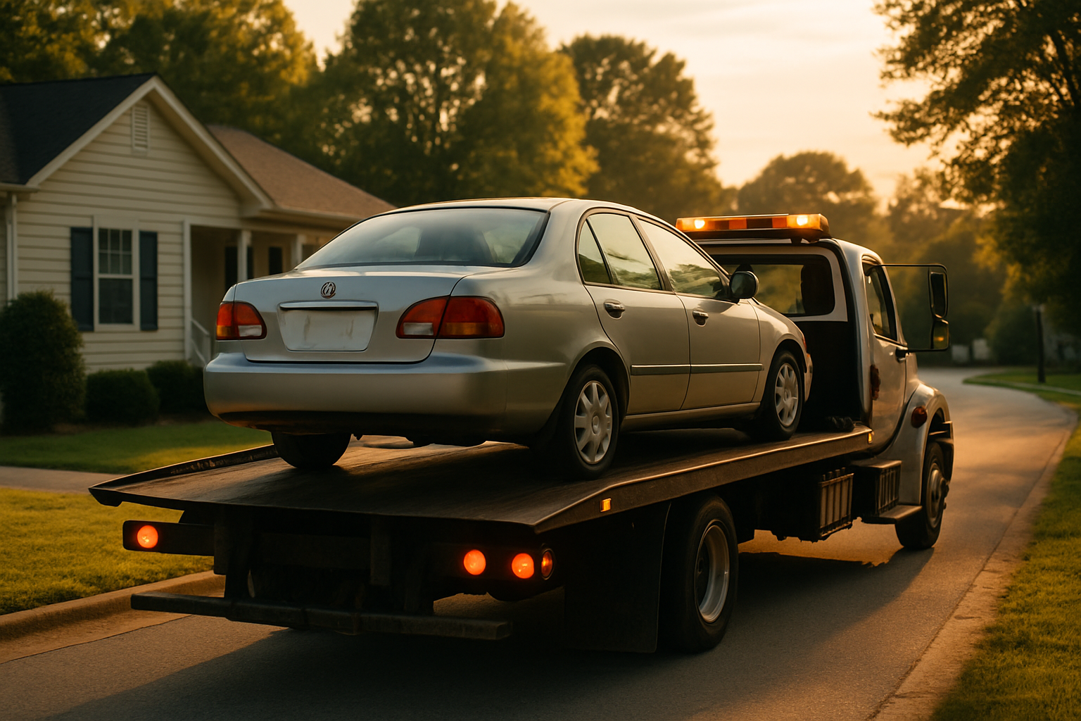 Vehicle donation moment in High Point